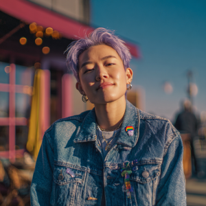 Jesse Kim, Portland, OR. Age: 24-Nonbinary Musician & Gender-Affirming Care Truth Teller