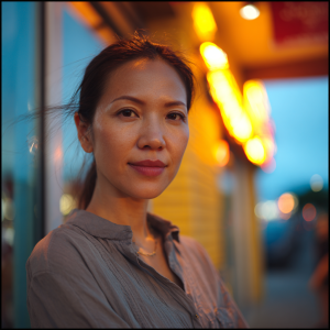 Linh Tran, Orange COunty, CA. Age: 33 - Immigrant small business owner & parent